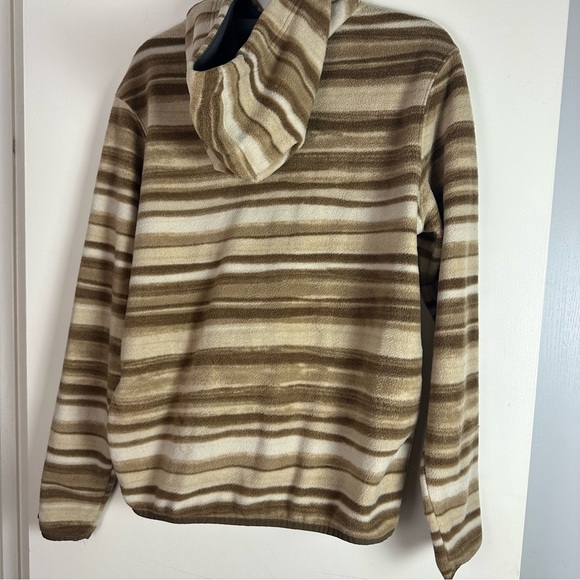 Chubbies Brown Stripes The Hipnotizer Warm Fleece Kangaroo Front Pocket Hoodie S - Picture 7 of 16